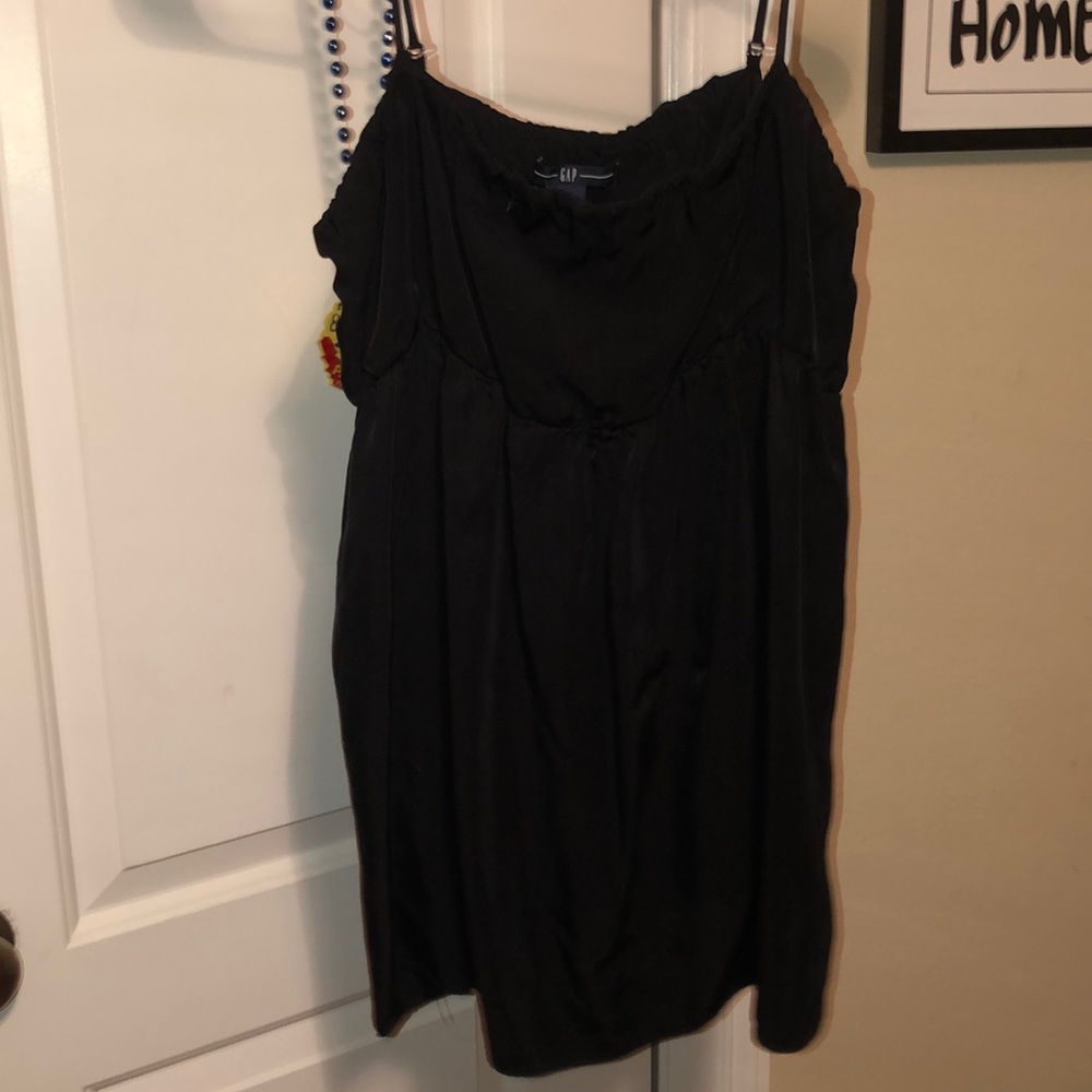 Black flowing tank top